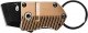 Gerber Gear Key Note EDC Pocket Knife Keychain, 1" Plain Edge Mini Pocket Knife - Coyote Brown