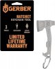 Gerber Gear Hatchet Keychain 3-in-1 Multitool, Clips to Pocket or Keychain with Bottle Opener, Flathead Driver, Package Opener, EDC Gear for Everyday Carry
