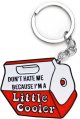 Don't Hate Me Because I'm A Little Cooler Funny Keychain for Women Men | Cute Personality Metal Enamel Key Chain Keyrings for Car Key, Purse Bag Accessories | Cool Keychain for Friend's Birthday Gifts